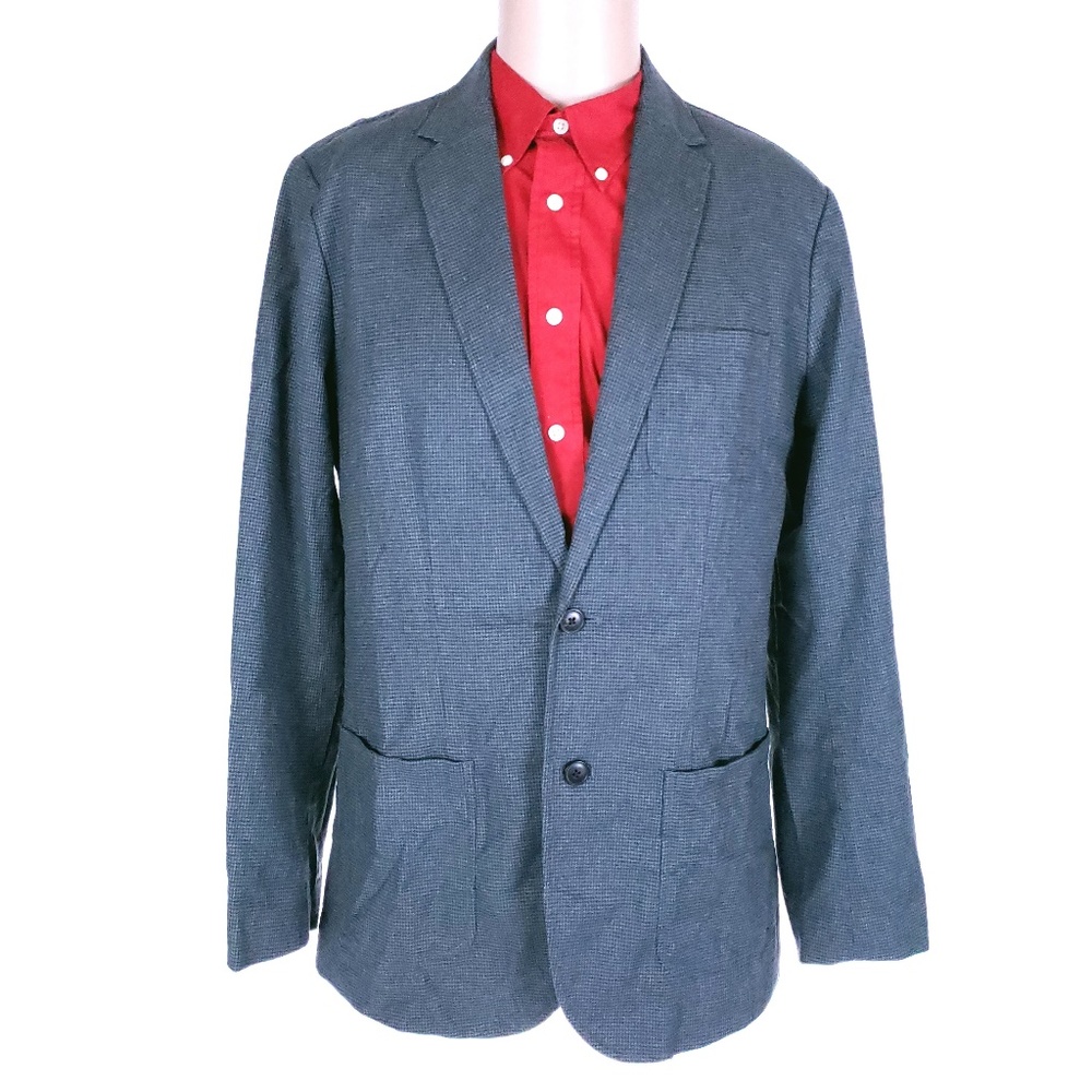 GAP Men Sport Coat Houndstooth Blazer Size M Tall - NWT